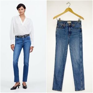 Madewell Tall Stovepipe Jeans Size 26T Style NJ371